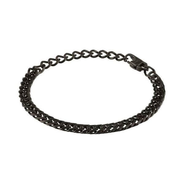 Armbånd - Breil - Gritty - Stål IP Gun - Satiné - Sort