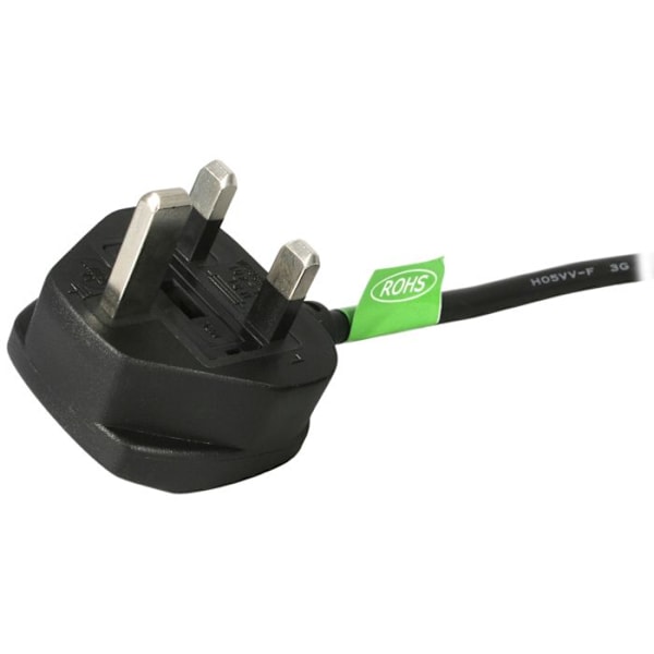 StarTech.com UK PC-strømkabel - BS 1363 til C13, 18AWG, 10A 250V - Computer-Laptop-strømledning