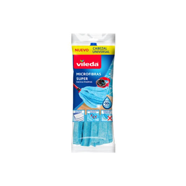 VILEDA mikrofibermoppe med bånd Blå