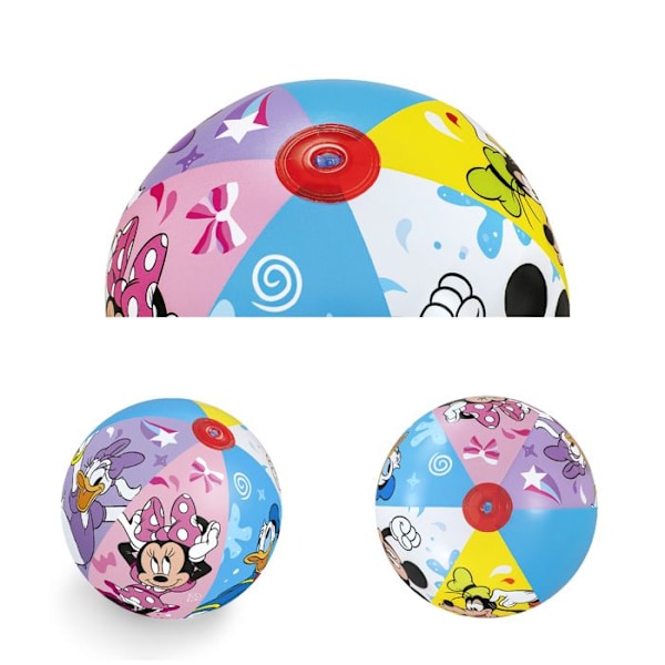 Strandboll - BESTWAY - Mickey & Vänner - 51 cm - Uppblåsbar - Flerfärgad mångfärgad