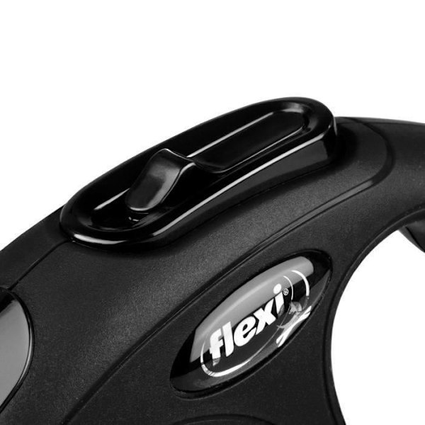 FLEXI New CLASSIC hundesnor - Størrelse M - 5m - Sort sort