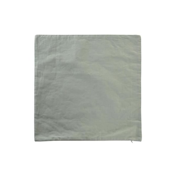 grönt blommigt kuddfodral 50 x 1 x 50 cm - Färg: GRÖN