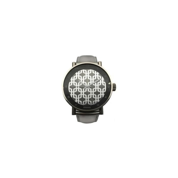 Unisex-kello - 666 Barcelona - 203 - Kvarts - Nahka - 43 mm Svart silver