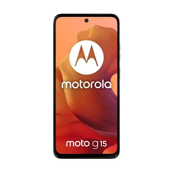 Motorola Moto G15 4G 8 Gt/128 Gt Oranssi (Auringon nousu) Kaksois-SIM