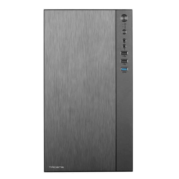 Mini Tower Micro ATX PC kabinet - Tacens - Anima - 2x USB 2.0 - 1x USB 3.0 - Sort