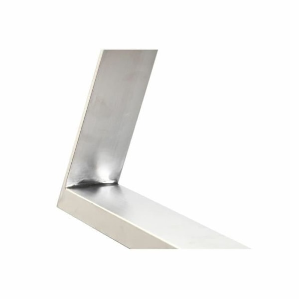 spisebord sort stål træ mdf (160 x 90 x 76 cm)