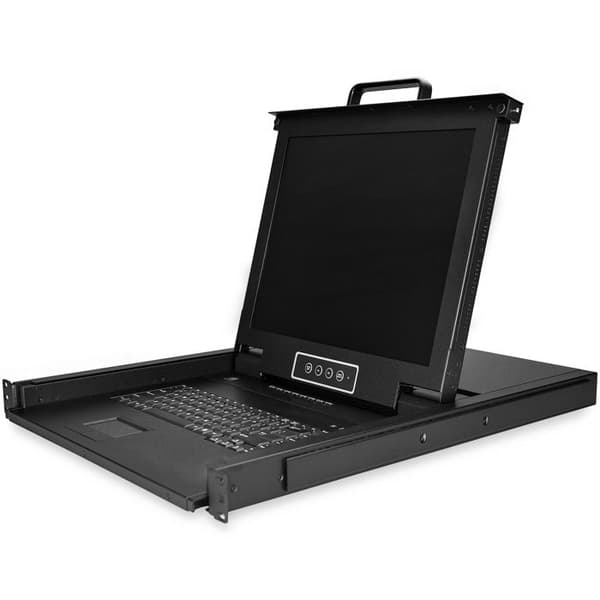 Konsol KVM StarTech.com RKCONS1708K - 17" - 1280 x 1024 pikseli - VGA - Musta