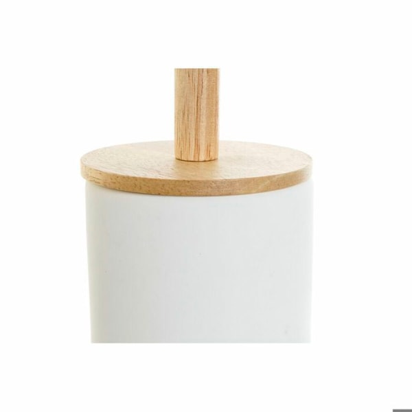 DKD Home Decor kivitavarainen wc-harja vit/naturlig
