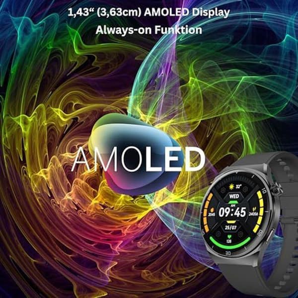 Smartwatch - Beafon - 401 - AMOLED Skærm 1,43" - Stemmeassistent - IP67