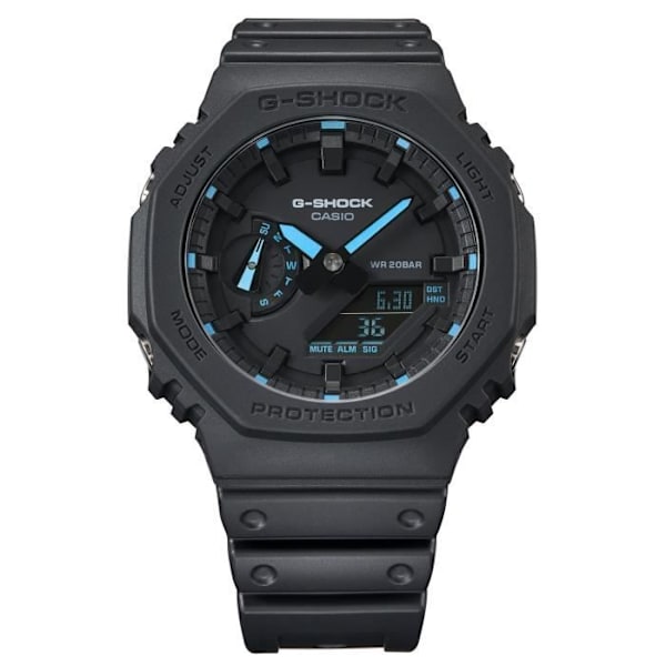 Ur - CASIO - G-Shock - Sort og blå harpiks Svart