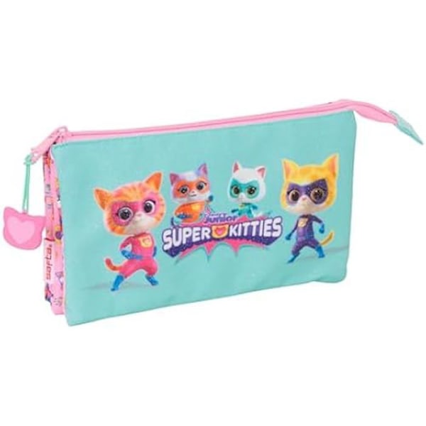 Trousse Triple - SAFTA - Superkitties - Bekväm - Mångsidig - För Skolbarn