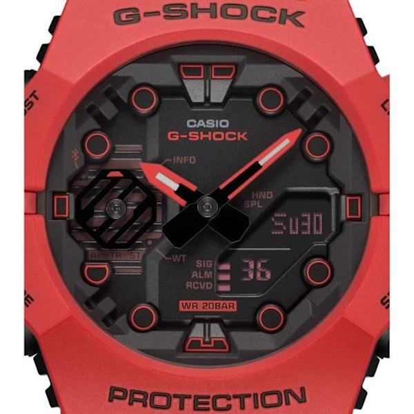 Casio G-Shock Classic Herreur Rød og Sort Svart