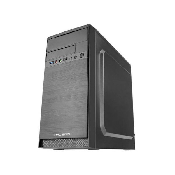 ANIMA AC4500 Micro ATX Mini Tower Case med 500W strømforsyning - Sort