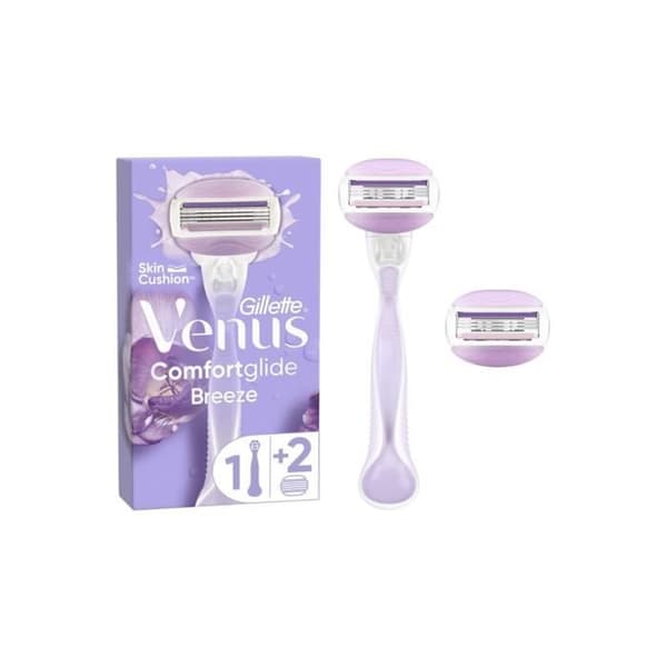 Barberblad - GILLETTE - Venus ComfortGlide Breeze - 2 refiller - Blid barbering - Til voksne N/A