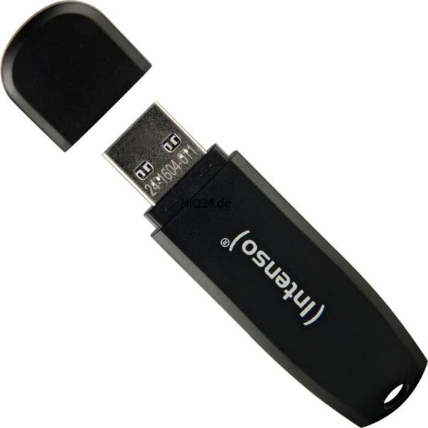 USB nøgle - INTENSO - Speed Line 3.2 - 64GB - Sort