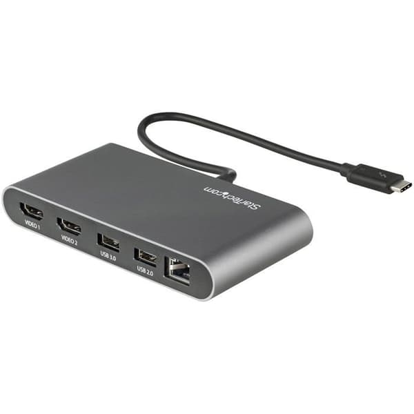 Dock USB - Startech - TB3DKM2HDL - HDMI 4K 60Hz - 2x USB-A - Thunderbolt 3