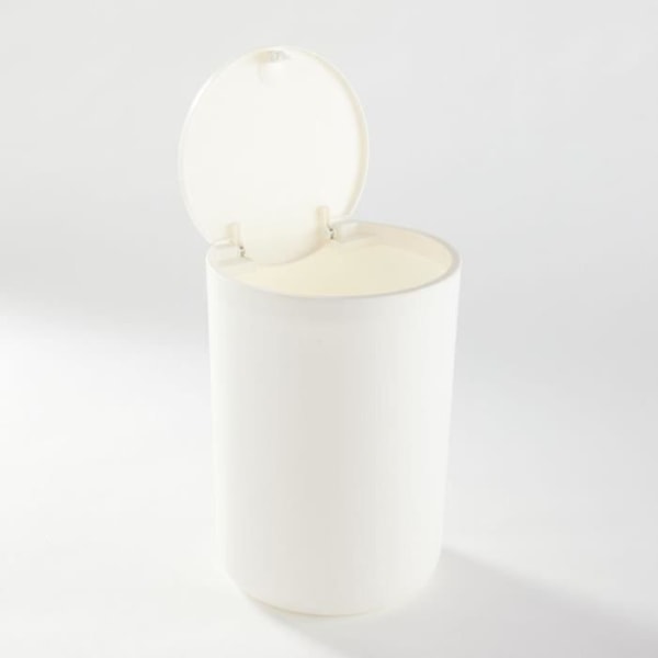 Suihkuhuoneen roskakori - TÄNÄÄN - KÄYTTÖTAVARA - 8,5 L - Ø 21 x H 29 cm - Polypropeeni - Valkoinen Vit