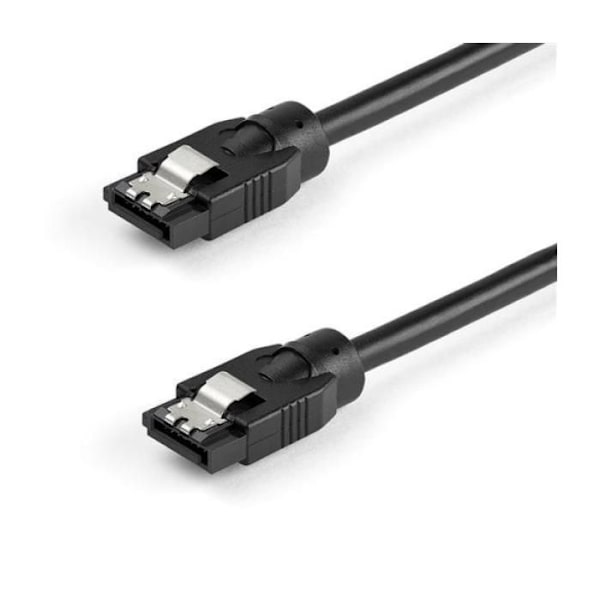 SATA-kabel - STARTECH - 0,3 m - Sort - Låsebeslag - Harddisk