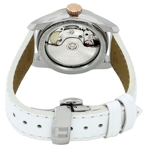 Kello - Tissot - T108.208.26.117.00 - Helmiäiskellotaulu - Nahkarke - 30 mm pärlemor