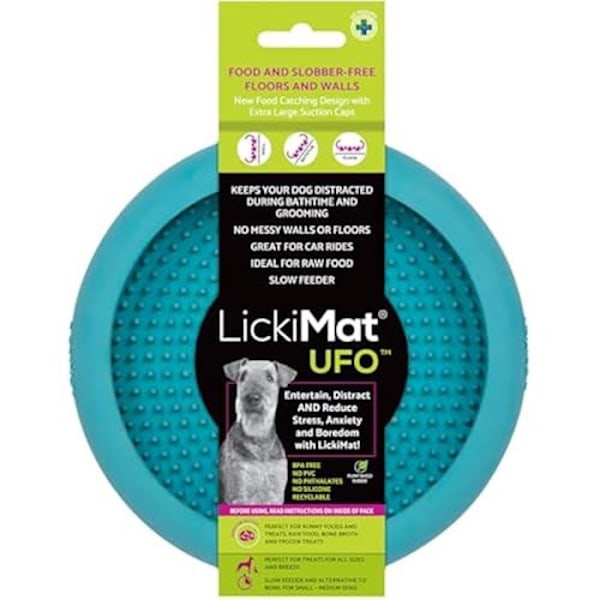 LICKIMAT UFO - Slickmatta med sugkoppar