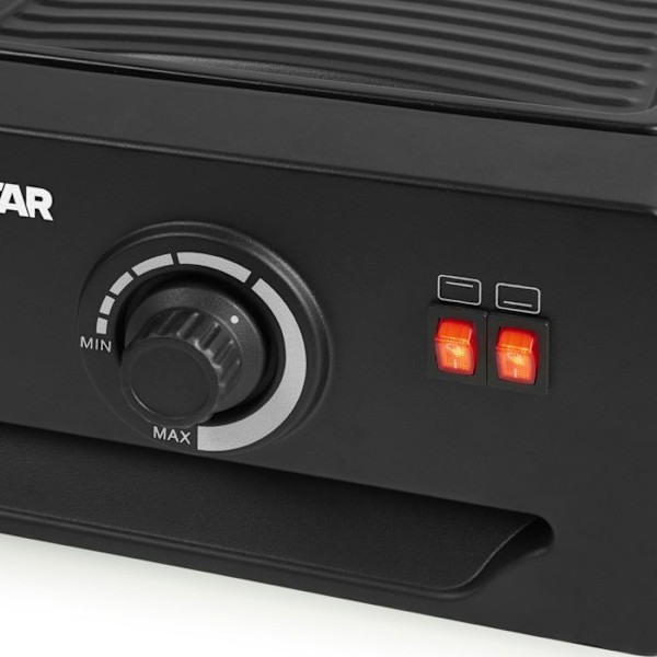 Tristar RA-2736 raclette grilli - Raclette - Pizzat ja grilli - 1300 W - Mukana tarvikkeet - Musta - 8 henkilöä sort