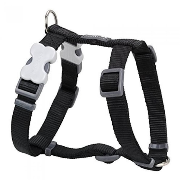 Hundesele - RØD DINGO - Sort - Str. L - Bredde 20 mm - Kropsomkreds 45-69 cm sort