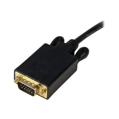 DisplayPort til VGA-adapter - STARTECH.COM - 1,8 m - Opløsning 1920x1200 - Sort