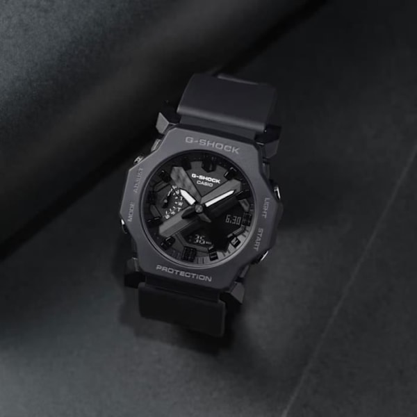 Kello - CASIO - GA-2300-1AER - Musta - Vedenkestävä 20 bar - Musta muovihihna Svart