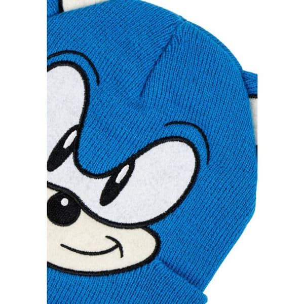 Sæt 2 Stykker - DISNEY - Sonic - Blødt Stof - Åndbart - Holdbart Mørkeblå