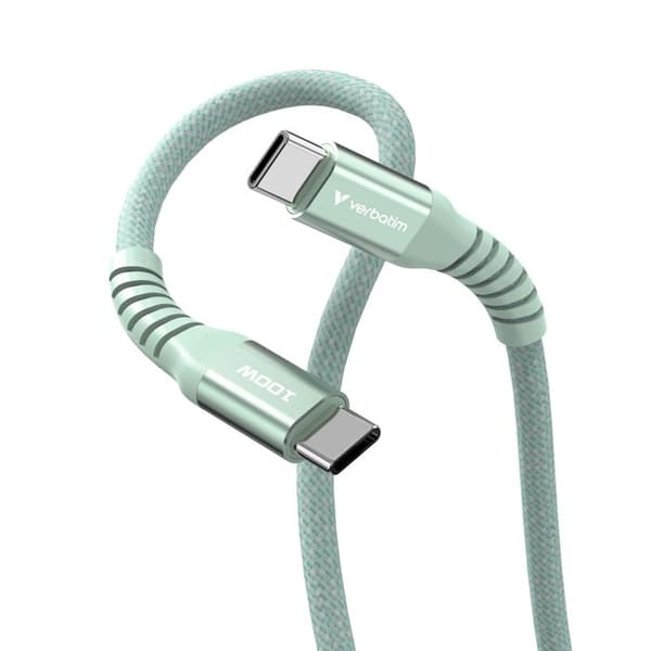 VERBATIM CABLE USB-C/USB-C 100W VERT