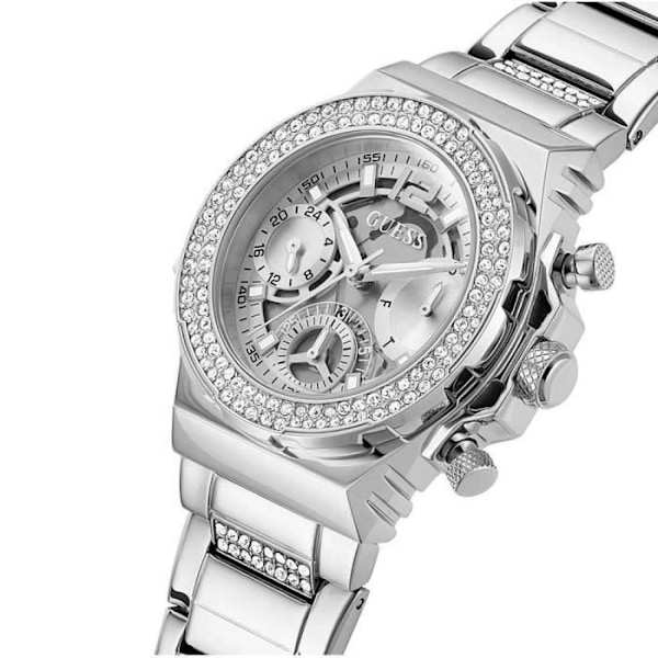 Klocka - GUESS - GW0552L1 - Rostfritt stål - Silver - Analog kvarts Silver
