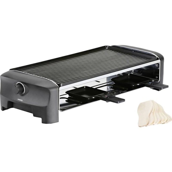 Raclette- ja Teppanyaki-grilli Princess 162840 - 8 henkilöä - 1400 W Svart