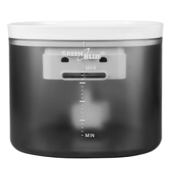 Vandautomater / drikkeskål til dyr, GreenBlue, GB392, 3L, USB 5V1A grå vit
