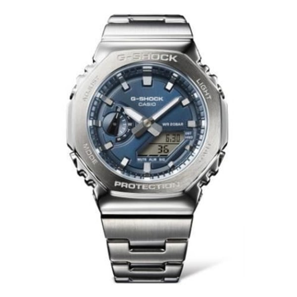 Casio GM-2110D-2BER one size SILVER Stål Unisex GM-2110D-2BER PENGAR
