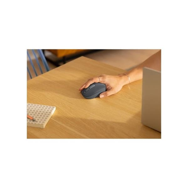 Trådløs mus - LOGITECH - M196 - Bluetooth - Forlænget ergonomi - Kompakt design Grafit