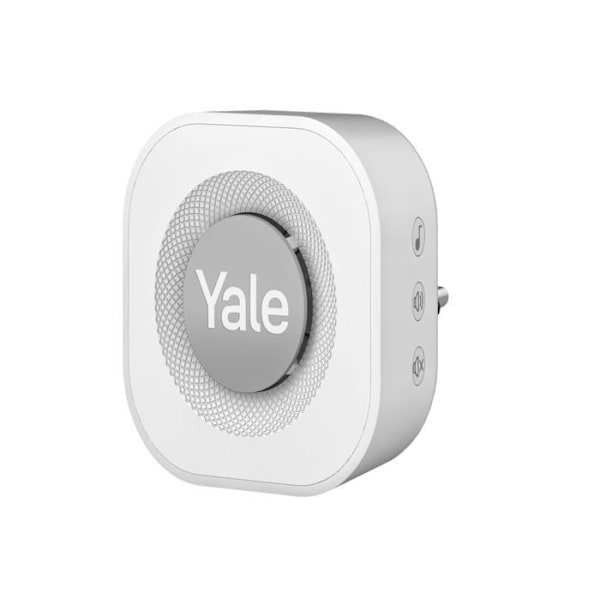 Sonnette - karillon - Yale dørklokke kit - SV-VDBCH-1A-W Grå, Hvid