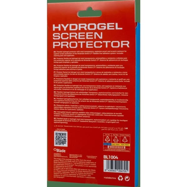 Hydrogeelisuojakalvo - Nintendo Switch 2 Transparent