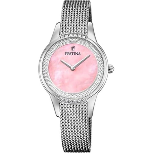 Festina Dameur F20494/5 Mademoiselle med kasse i rustfrit stål 316l i sølv og armbånd i rustfrit stål 316l Silver