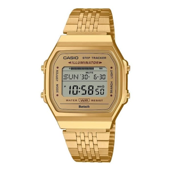 Montre - Casio - ABL-100WEG-9AEF - Vandtæt 3 Atm - Guldbelagt Armbånd - Digital gyllene