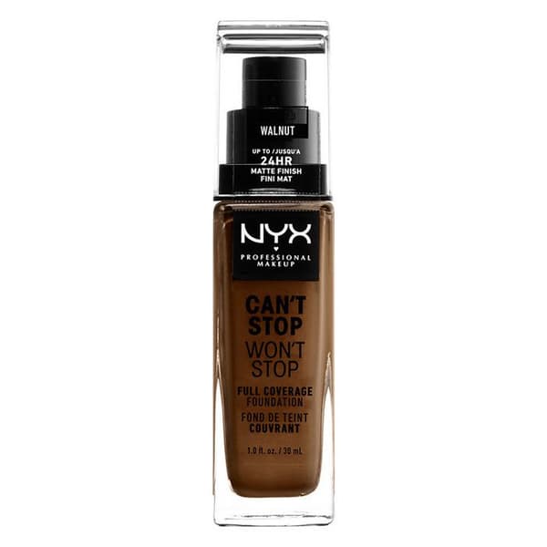 Liquid makeup base Can't Stop Won't Stop NYX (30 ml) - farve: valnød 30 ml Valnød