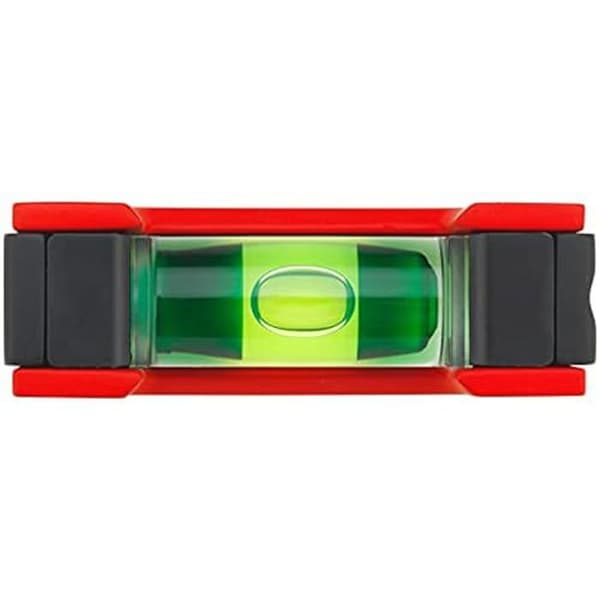 Kompakt vaterpas GO! Magnetic CLIP - SOLA - GOMAGNETICCLIP - Magnetisk - Præcisionsmåling Rød
