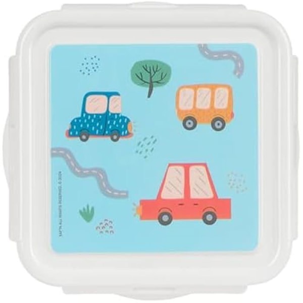 Lunchbox - SAFTA - PREESCOAR KORT - 13 x 13 x 7,5 cm - Blå - Maximal motståndskraft Blå