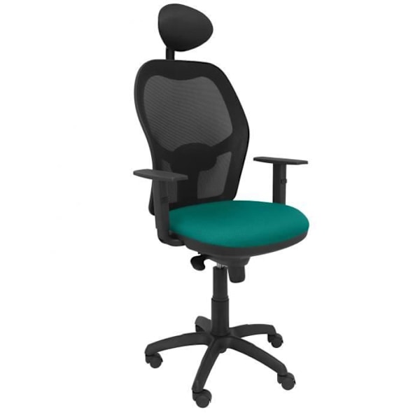Ergonomisk kontorstol Jorquera - PIQUERAS Y CRESPO - Grøn - Stof - Med fast nakkestøtte