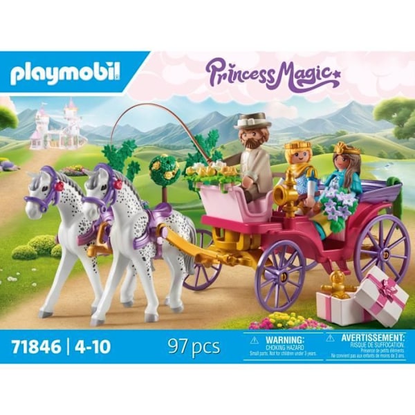 PLAYMOBIL 71846 Kuninkaallinen vaunu ja vaununkuljettaja Flerfärgad