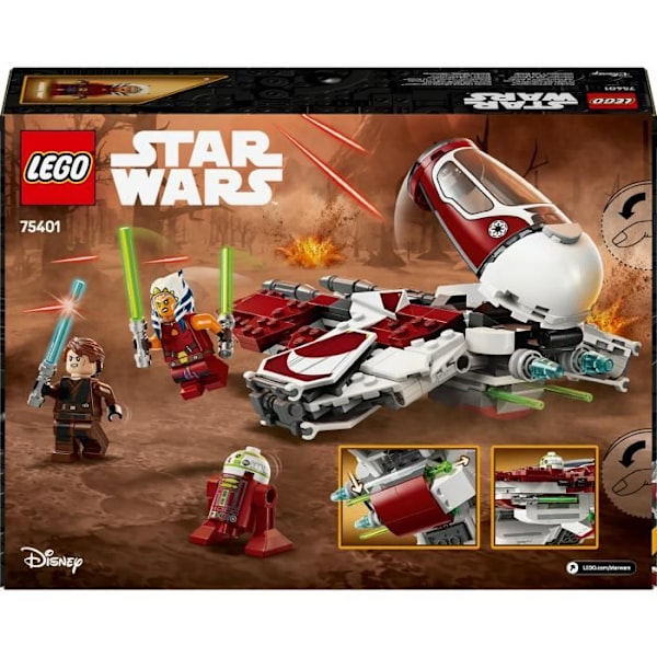 LEGO Star Wars : Clone Wars 75401 Ahsokan Jedi Interceptor - Rakennussarja