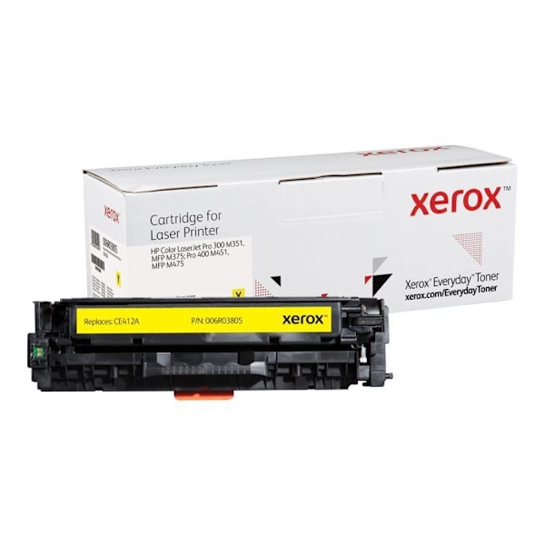 Kompatibel Xerox CE412A gul toner