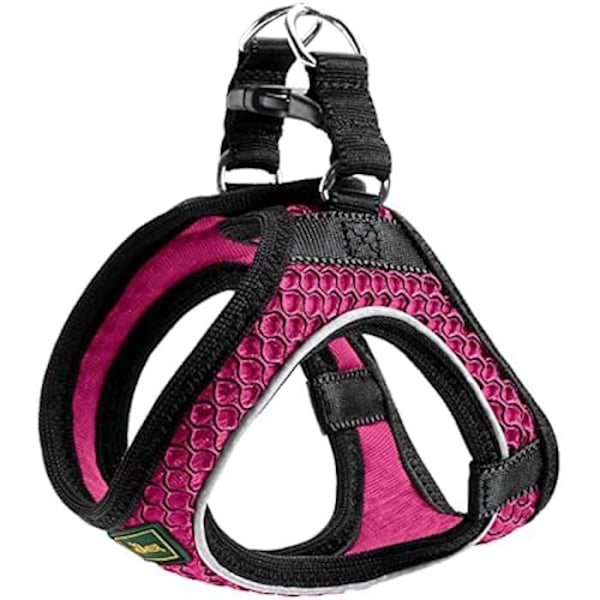 Hundsele - JÄGARE - Hilo Comfort - Rosa - Mellanstor - Utomhusbruk svart