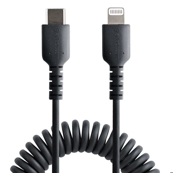 USB-C til Lightning-kabel - StarTech.com - 50cm - Sort - MFi-certificeret - Hurtig opladning