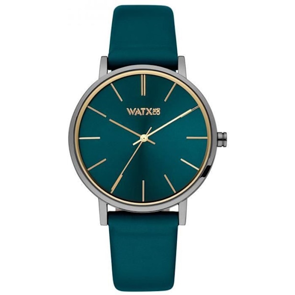 Damklocka - WATX&COLORS - SPARKLING WXCA3016 - Läder - Kvarts - Analog Grågrön