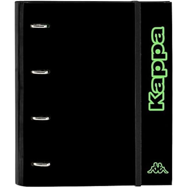 SAFTA KAPPA SVART pärm - 4 ringar 35cm - 100 A4-ark - Barn - Svart Svart